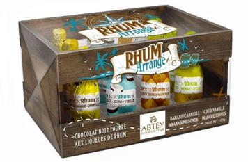 Шоколадные бутылочки Abtey Chocolatier Rhum Arrange 155 г 54 фото