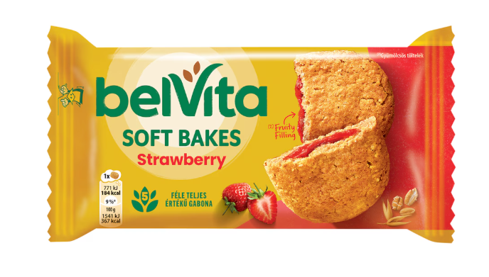 Печиво Belvita Soft Bakes Strawberry 250 г 109 фото