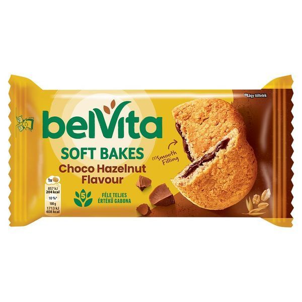 Печенье Belvita Soft Bakes Chocolate Hazelnut 250 г 110 фото