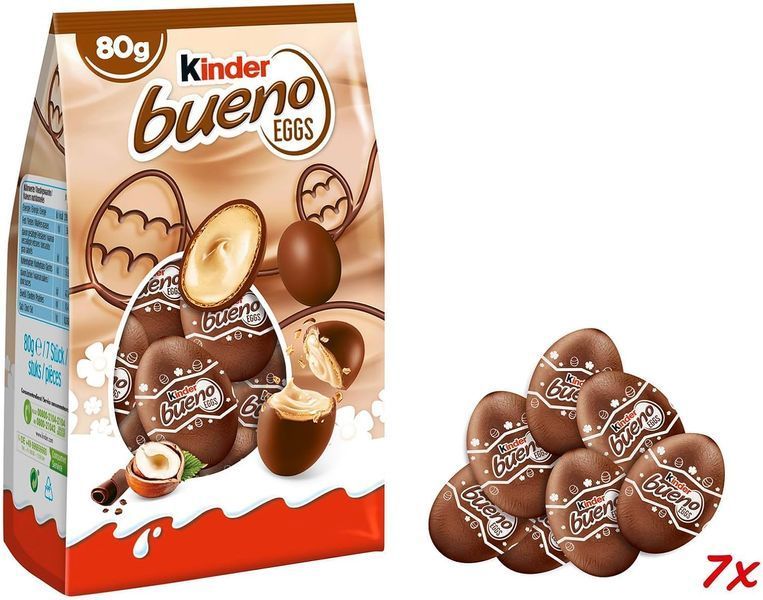 Шоколадные яйца Kinder Bueno Eggs 80 г 60 фото