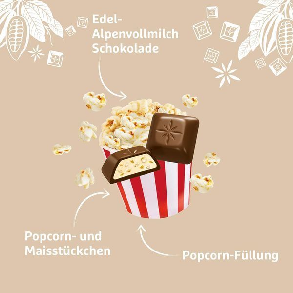 Молочный шоколад Schogetten Popcorn 100 г 115 фото