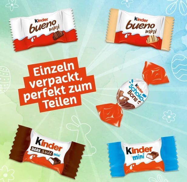 Мікс шоколадних цукерок Kinder 100 г 214 фото