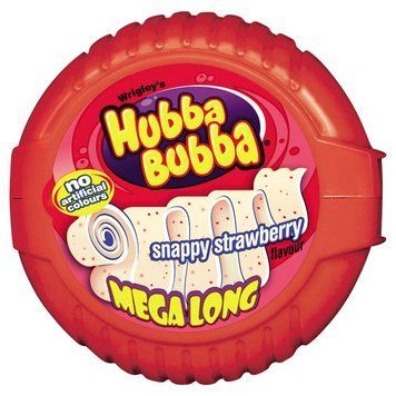 Жевательная резинка Hubba Bubba Mega Long Strawberry 56 г 120 фото