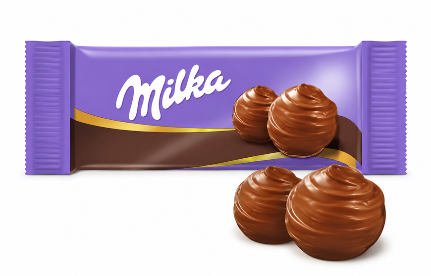Шоколадні цукерки Milka Mix 100 г 217 фото
