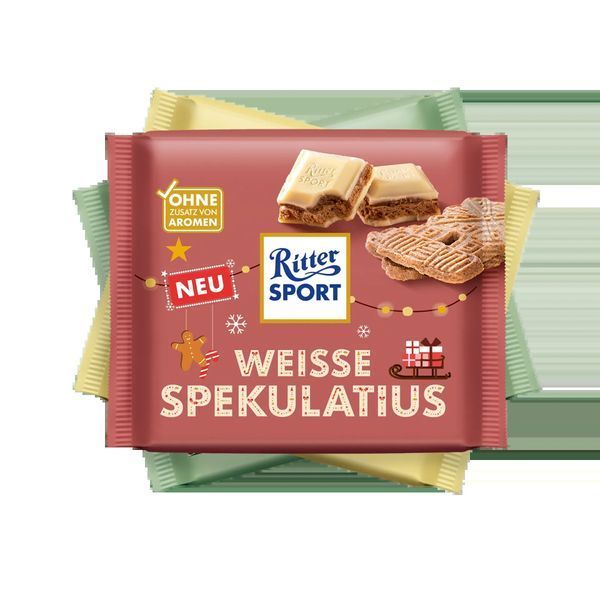 Білий шоколад Ritter Sport Speculoos 100 г 21 фото