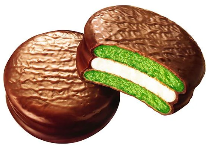 Печиво Lotte Choco Pie Green Tea 28 г  171 фото