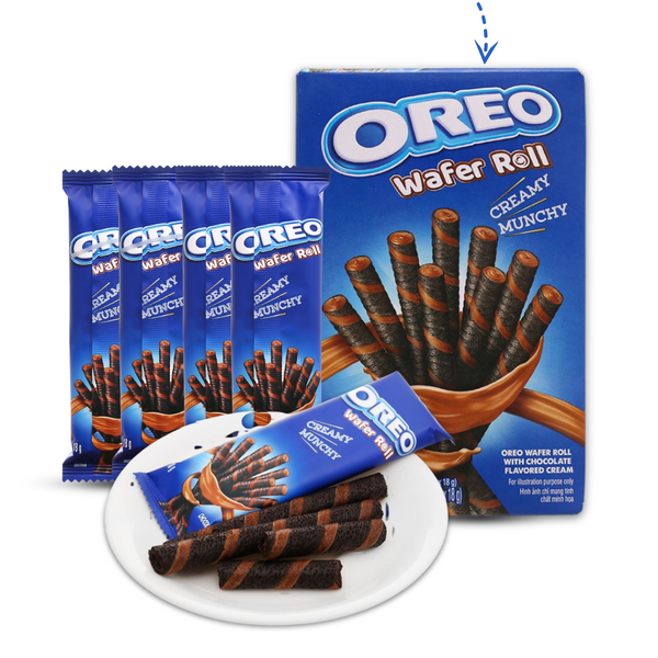Вафельні трубочки Oreo з шоколадом 54 г 72 фото