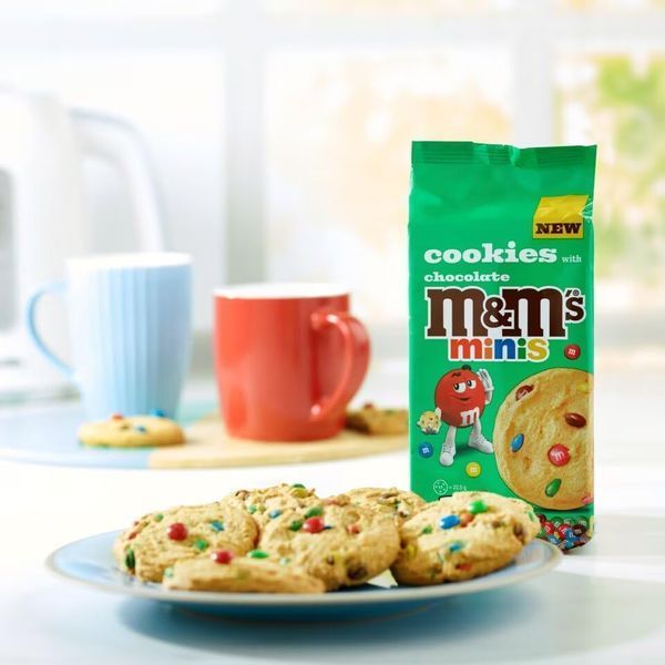 Печенье M&M&rsquo;s Cookies Chocolate Minis 180 г 74 фото