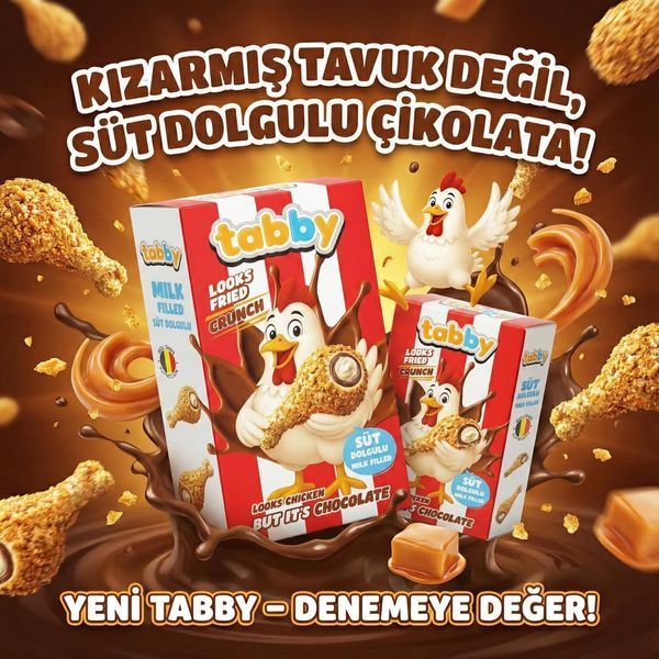 Шоколад Tabby Crunch Fried Chicken KFC 50 г &mdash; бельгійський шоколад 184 фото